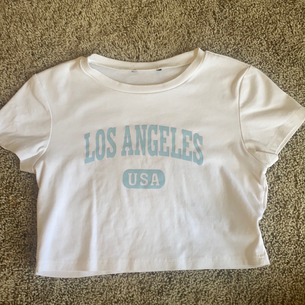 Los Angeles crop top